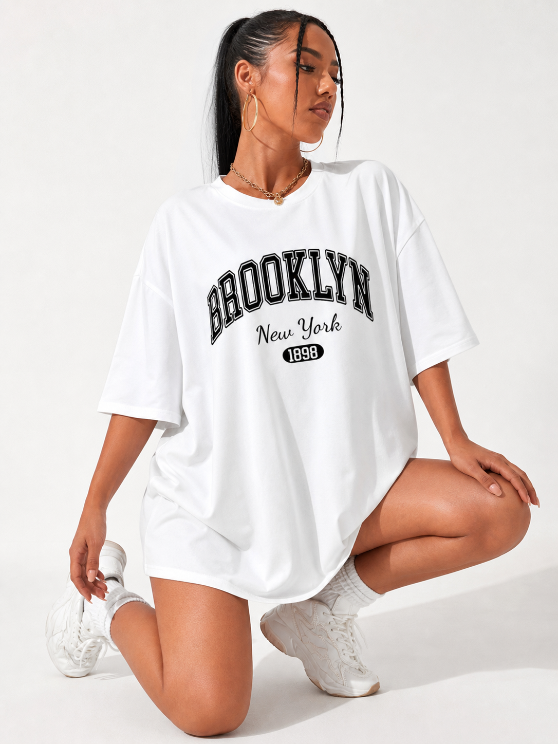 T-shirt Oversize Brooklyn 1998 miniature 4