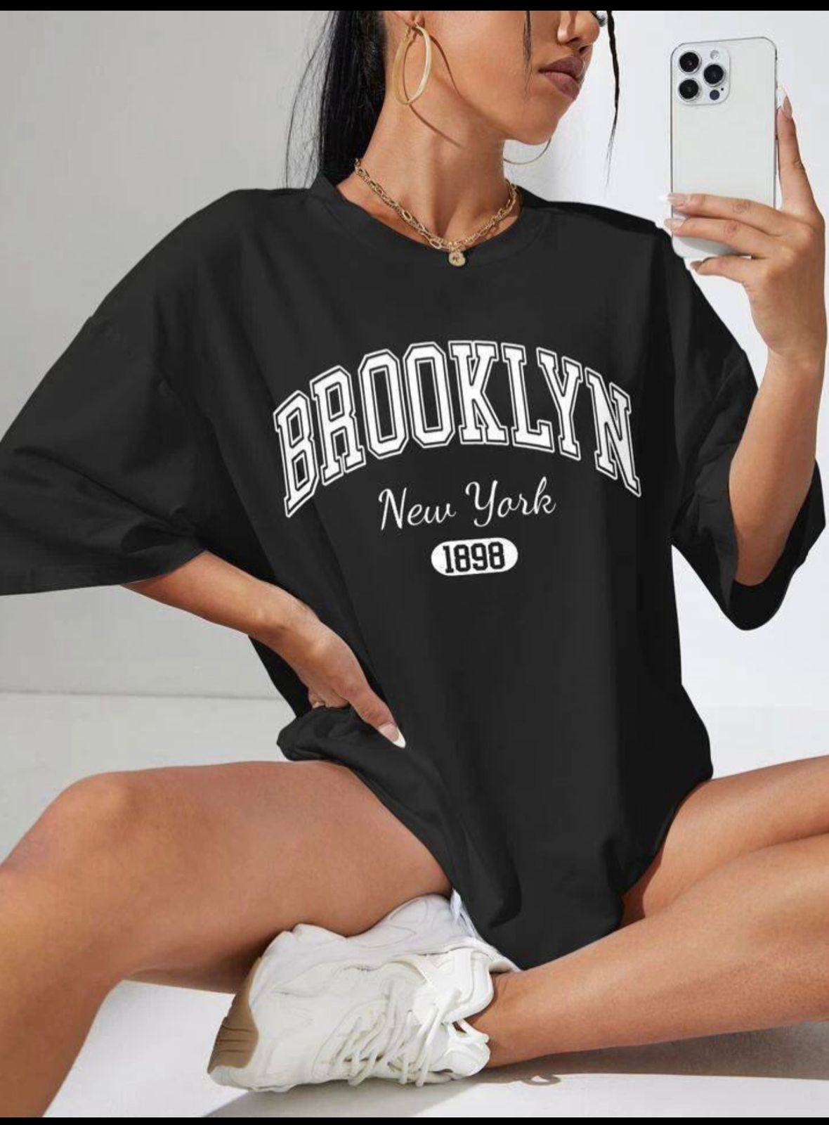 T-shirt Oversize Brooklyn 1998 miniature 2