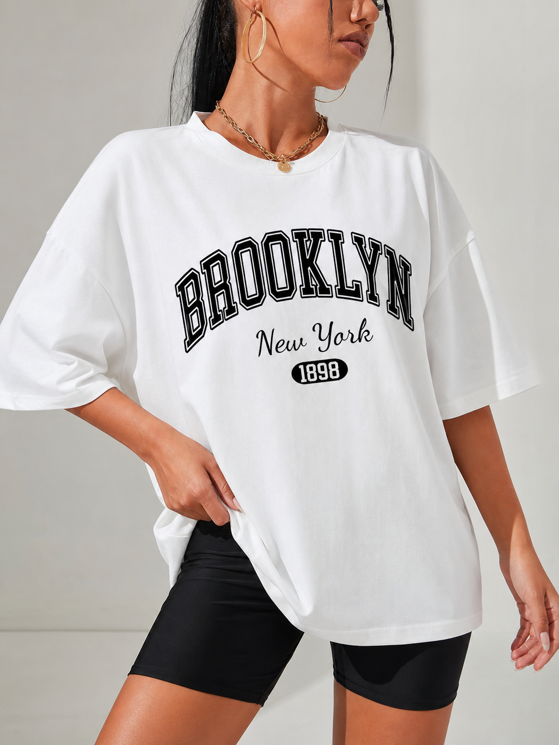 T-shirt Oversize Brooklyn 1998 miniature 3